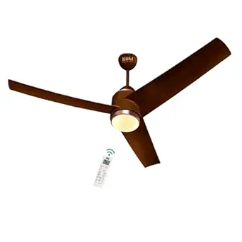 KUHL Windzz K3 1320 mm 65% Power Saving BLDC Ceiling Fan | BEE 5 Star Rated & ISI Marked | High Air Flow | 5 Year Warranty on Motor | Brown