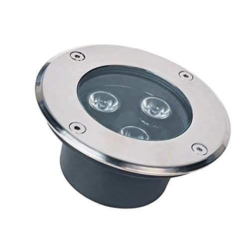 Faretto Incasso Led Da Esterno - Faretti Ad Incasso Giardino, Lampada Sotterranea Per Esterni Impermeabile IP67, Luce Sepolta Nel Cortile, Lampada Da Terra Incorporata In Alluminio Antiruggine(Green,5