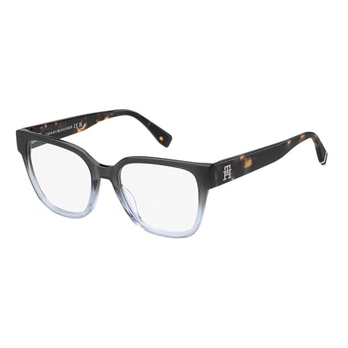 Lunettes de vue femme Tommy Hilfiger TH 2102 bleu dégradé gris monture tendance