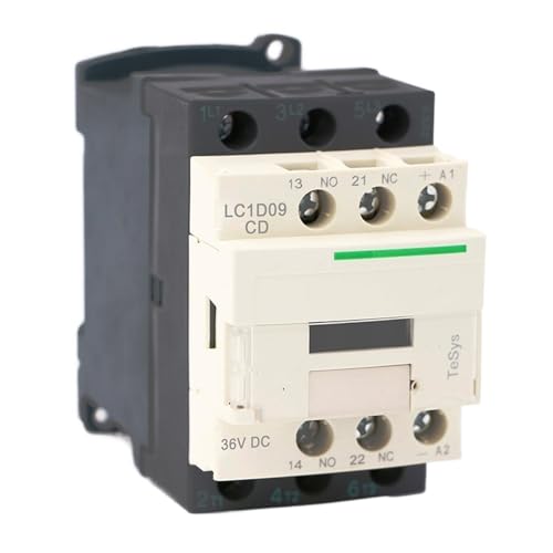 Contacteur 9A LC1D09CD basse tension 36V triphasé haute endurance