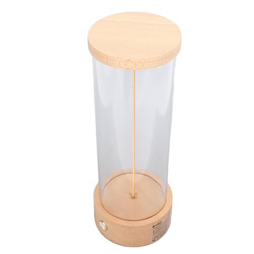 ZJchao Lámpara de Mesa Recargable Compacta con Base Magnética, Luz Nocturna Moderna Inalámbrica para Mesita de Noche, Guardería, Oficina, Iluminación Ambiental Ajustable, Diseño Minimalista