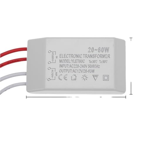 Transformateur 220V à 12V CA-CC pour lampe halogène basse tension