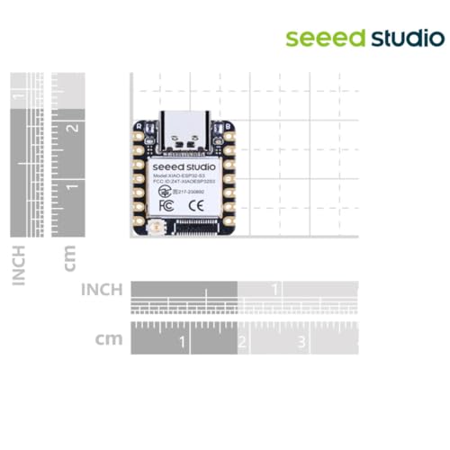 Image of Seeed Studio XIAO ESP32-S3 Development Board | WiFi & Bluetooth 5.0 Microcontroller Board with Battery Charging | ESP32-S3 Dual-Core Board for IoT Robotics Wearable Smart Device Projects