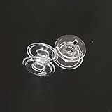 HONEYSEW Class 15 Bobbins for Singer Sewing Machines Transparent Plastic Bobbin Accessories (20PCS/Pack)