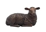 Bronze-Skulptur Schaf | liegend | 12x5x7cm | Tierfigur aus Bronze | handgefertigt
