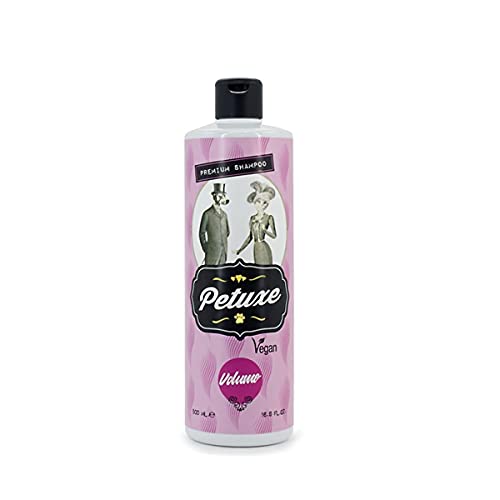 PETUXE Champú Volumen Extra para Perros y Gatos de Pelo Largo | Facilita el Peinado y Desenredo con Keratina Vegetal y Vitaminas | Ingredientes Naturales | 500 ml