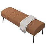 Style moderne : rectangulaire, facile à ranger pour économiser de l'espace. Une pièce essentielle et polyvalente qui fonctionne comme banc à chaussures, repose-pieds et table d'appoint. Parfait pour améliorer votre espace de vie