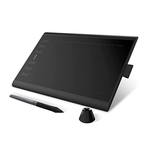 HUION Inspiroy H1060P Tableta Gráfica con Lápiz sin Batería, Tableta Grafica Digital Grande Área de Trabajo de 6,25 x 10 Pulgadas, Compatible con Android,Ideal para Dibujar,Diseñar,Trabajar y Estudiar Cover