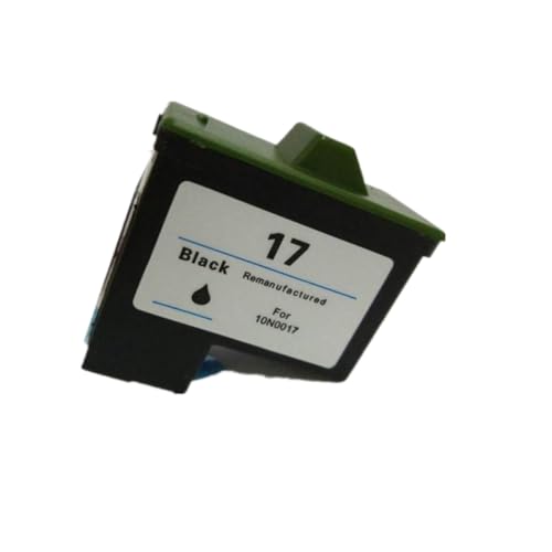 Cartouche d'encre 17 noire compatible pour réparer vos problèmes de texte illisible