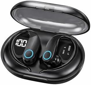 Fone Bluetooth 5.3 TWS Sem Fio com Tela LED Dupla, Chamadas HD, A...