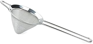 Cocktail Fine Strainer Stainless Steel Professional Bar Tool Conical Mesh Strainer,Silver