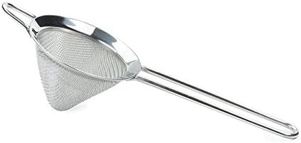 Cocktail Fine Strainer Stainless Steel Conical Mesh Strainer Professional Bar Too, Sliver