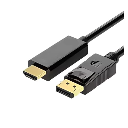1.8m (6tB[g) DisplayPort - HDMI R[h 4Kx2K bLRlN^APC j^[ vWFN^[p DP HDTV A_v^[