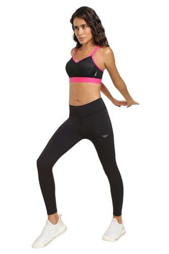 Image of Van Heusen Women Nylon Blend Wireless Non Padded High Impact Sports Bra -Anti Bacterial, Moisture Wicking