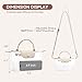 BOSTANTEN Clear Bag for Stadium Approved Small Crossbody Purse Handbags for Concerts Sports Events Nude