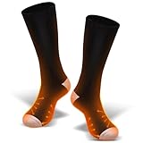 Heated Socks for Men/Women - 5V 5000mAh Battery Powered, Perfect for Outdoor Riding, Camping, Hiking, Motorcycling, and Skiing