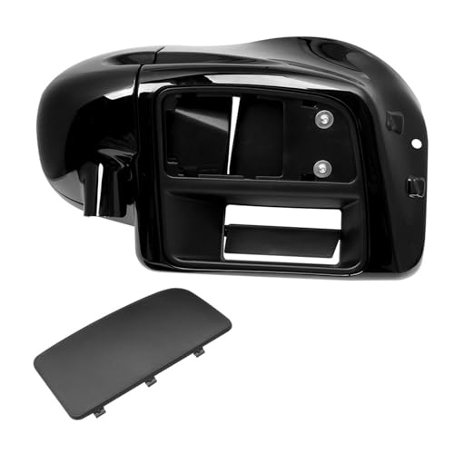 Boîte à gants carénage jambe inférieure ventilée noire brillante Harley Electra Glide FLHTCU - 6