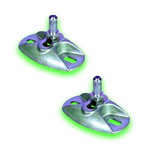 Déco fer Forgé-CRAPAUDINE INOX- A Visser Reglable 98 mm par 58 mm-Porte Portail Portillon...