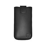 [page_title]-JT Berlin SlimCase Premium Echtledertasche für z.B. Apple iPhone X, Samsung Galaxy S7/S5/A5 [Größe 2XL I Handgefertigt I Gürtelschlaufe I Magnetverschluss I'Easy Release' Funktion I schwarz] - 10013