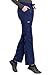 Cherokee Women's Low Rise Drawstring Cargo Scrub Pant, Navy, XX-Large