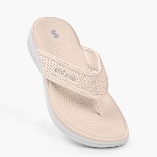 Image of SOLETHREADS GRACE V | Stylish | Comfy | Super soft | Ultra-Light | Phylon | Slippers | Flip Flops for Women