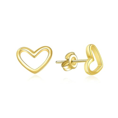 Lightweight Everyday Heart Studs
