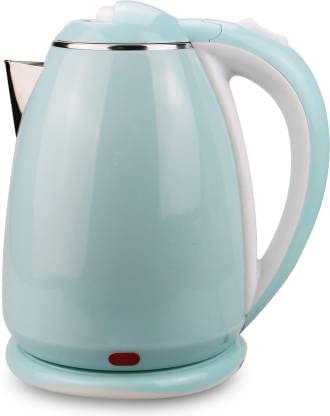 EVK Premium Olive Green Electric Kettle Large | 1.8L Double Wall 100% Stainless Steel BPA-Free | 1500 Watt Fast Boiling Dry-Boil & Overheating Protection