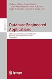 Database Engineered Applications: 28th International Symposium, IDEAS 2024, Bayonne, France, August 26–29, 2024, Proceedings (Lecture Notes in Computer Science Book 15511)