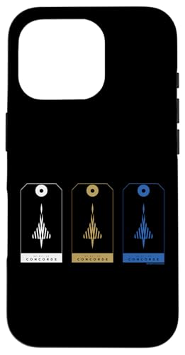 Prodotto con licenza ufficiale Spirit Of Concorde con il design del trio di etichette per bagagli Spirit Of Concorde.