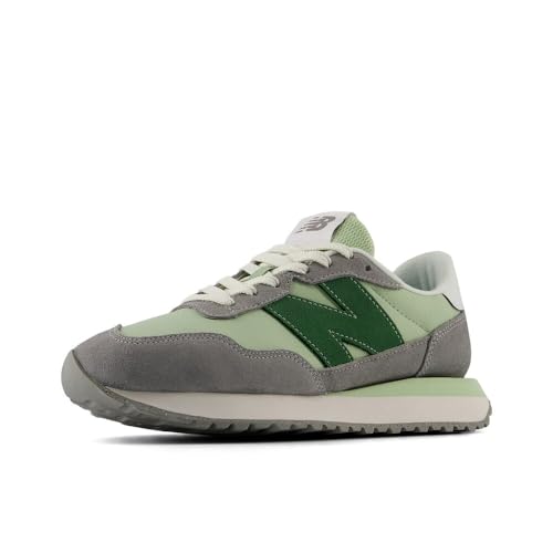New Balance Women's 237 V1 Sneaker, Green/Grey, 9 M