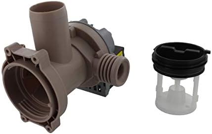 Haier Part Genuine Haier HW50, HW60, HW70, HW80, OWM20260-D; Proline PFL612W-F/PFL612W-F1 Type Drain Pump Base & Filter Housing Assembly
