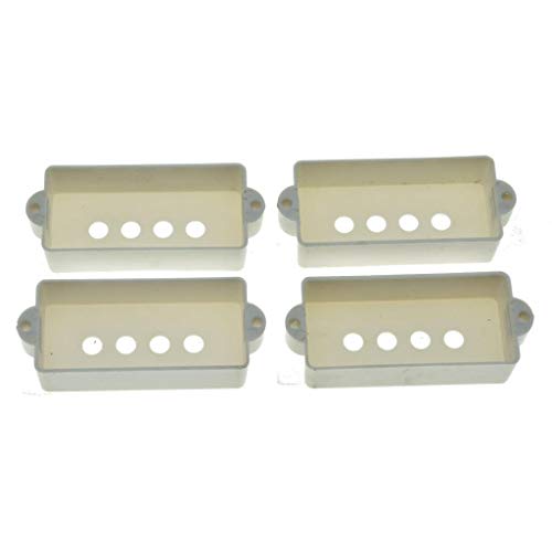 Housses de micro basse électrique KAISH lot de 4 pour basse de précision P Blanc - 4