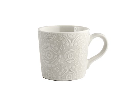H&H 6 tazas de café de cerámica, decoración variada, sin plato, 80 cm³ - Imagen 4