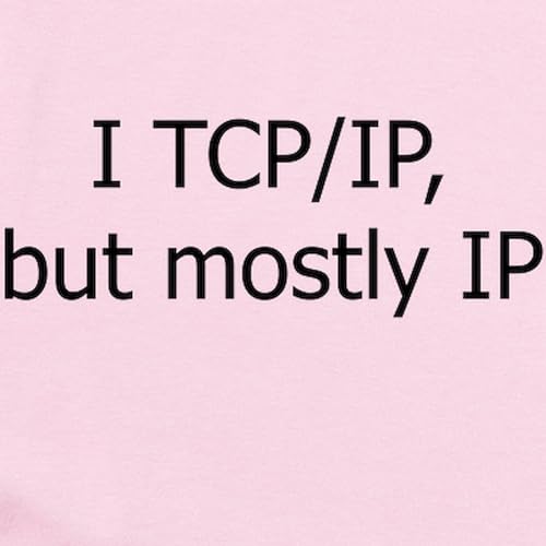 CafePress I TCP/IP, but Mostly IP Body Suit Cute Infant Bodysuit Baby Romper2