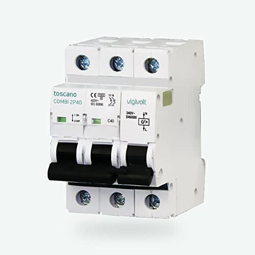 Toscano vigivolt - Protector sobretensión permanente en50550 combi 2p40 pop