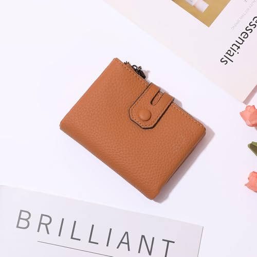 Image of Small Wallet for Women Card Holder with Double Zipper Pockets