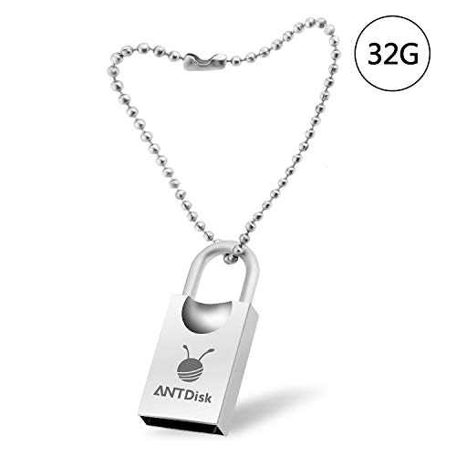 AntDisk USB 2.0 Flash Drive Lock Shape 32GB Waterpoof Flash Disk Pen Drive