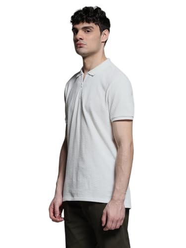 Image of Jack & Jones Men Cotton Solid Regular Fit T-Shirt
