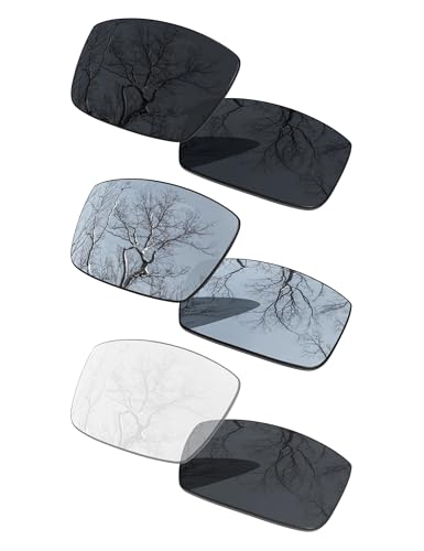 Image of 3 Pair Polarized Replacement Lenses for Oakley Gascan OO9014 Pack