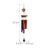 Zoom IMG-2 relaxdays campane a vento canne Zoom IMG-2 relaxdays campane a vento canne