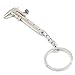 AAProTools Caliper Movable Ruler Metal Vernier Key Chain Ring Keychain New