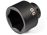 TEKTON 1/2 Inch Drive x 50 mm Shallow 6-Point Impact Socket | SID22150