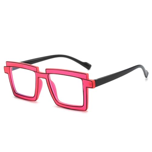 Lunettes de soleil rétro pour femmes et hommes tendance en rose et noir