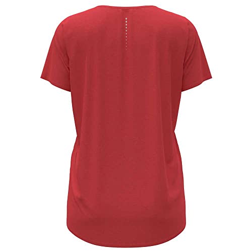 Foto von Odlo Damen Kurzarm Laufshirt ZEROWEIGHT CHILL-TEC, Cayenne, M