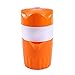 SJYDQ Exprimidor de cítricos Manual portátil para exprimidor de Frutas de limón y Naranja 300ML Taza de Jugo de Naranja Máquina exprimidora Potable para niños al Aire Libre