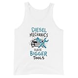 Photo Gallery canottiera divertente con scritta "mechanics have bigger tools", da uomo, donna, papà, bianco, xl Photo Gallery canottiera divertente con scritta "mechanics have bigger tools", da uomo, donna, papà, bianco, xl