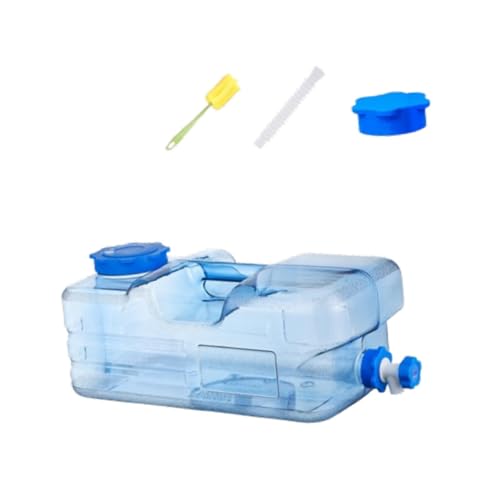 ICDKOYK Contenedor de Agua para Acampar, Cubo para Beber al Aire Libre de Gran Capacidad, Tanque de Almacenamiento de Agua. Características: PC Resistente y