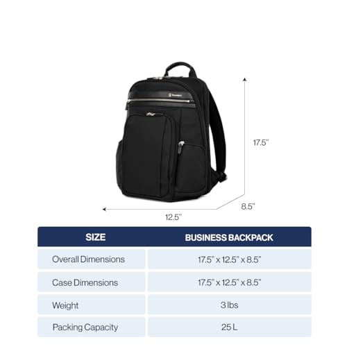 Travelpro Platinum Elite Business Laptop Backpack, Black, 16-Inch - image 6