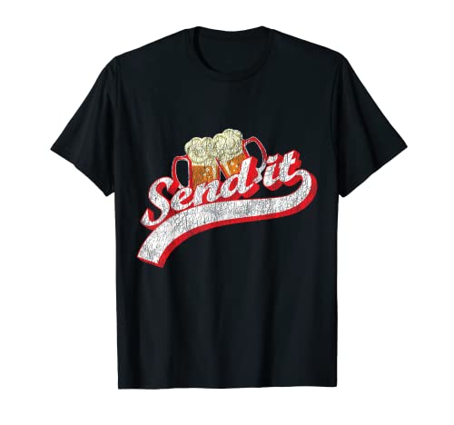 Día Beber Camisa Send It Beer Lover Camiseta