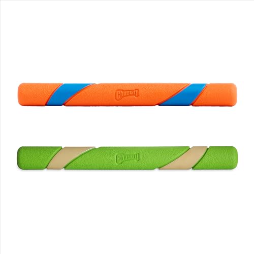 Image of Chuckit! Interactive Dog Toy Ultra Fetch Stick Day & Night Bundle, 12 Inches, Outdoor, Pack of 2